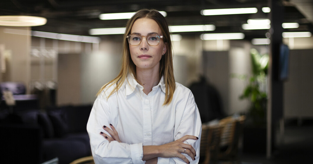 Maja Kjellberg, ledare för förpackningsutveckling på Ikea, säger att alla plastförpackningar ska vara borta 2028. Maja Kjellberg