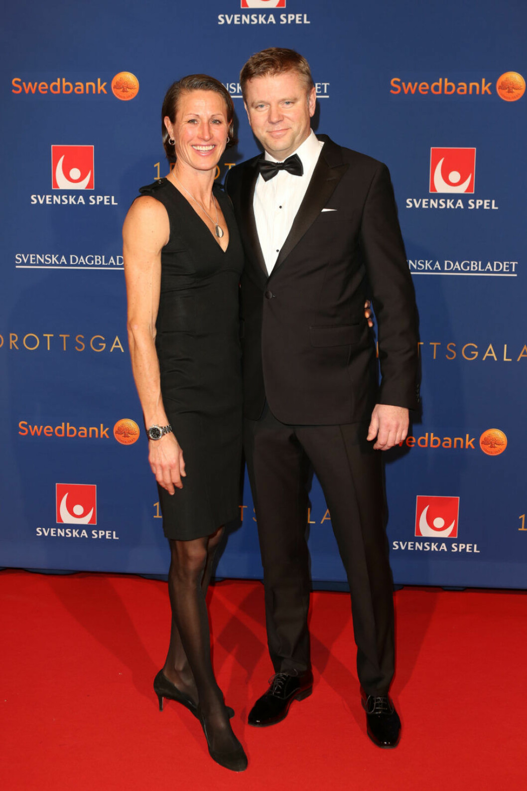 Idrottsgalan är parets första tillsammans. STOCKHOLM, SWEDEN, 2017-01-16 Globen. Idrottsgalan. Picture: Malin Ewerlöf, Tore Hjelseth. Photo: CHARLOTTE BRUNZELL