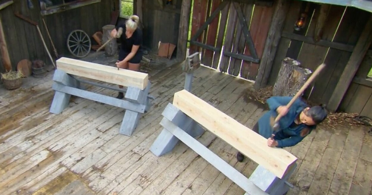Det var en tuff kamp mellan Malin och Lili. Malin Nyman, Lili Pham