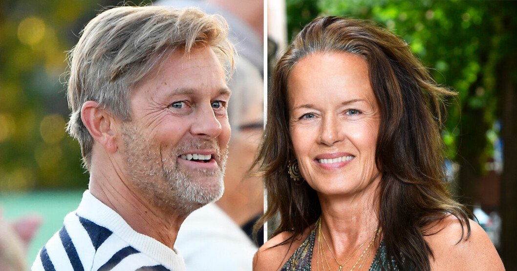 Niclas Wahlgren och Malin Berghagen