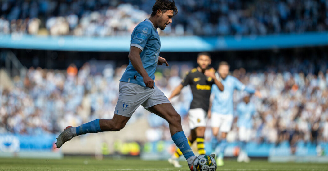 Malmö FF:s Stefano Vecchia. Arkivbild. Halsinfektion håller MFF-stjärna borta en månad