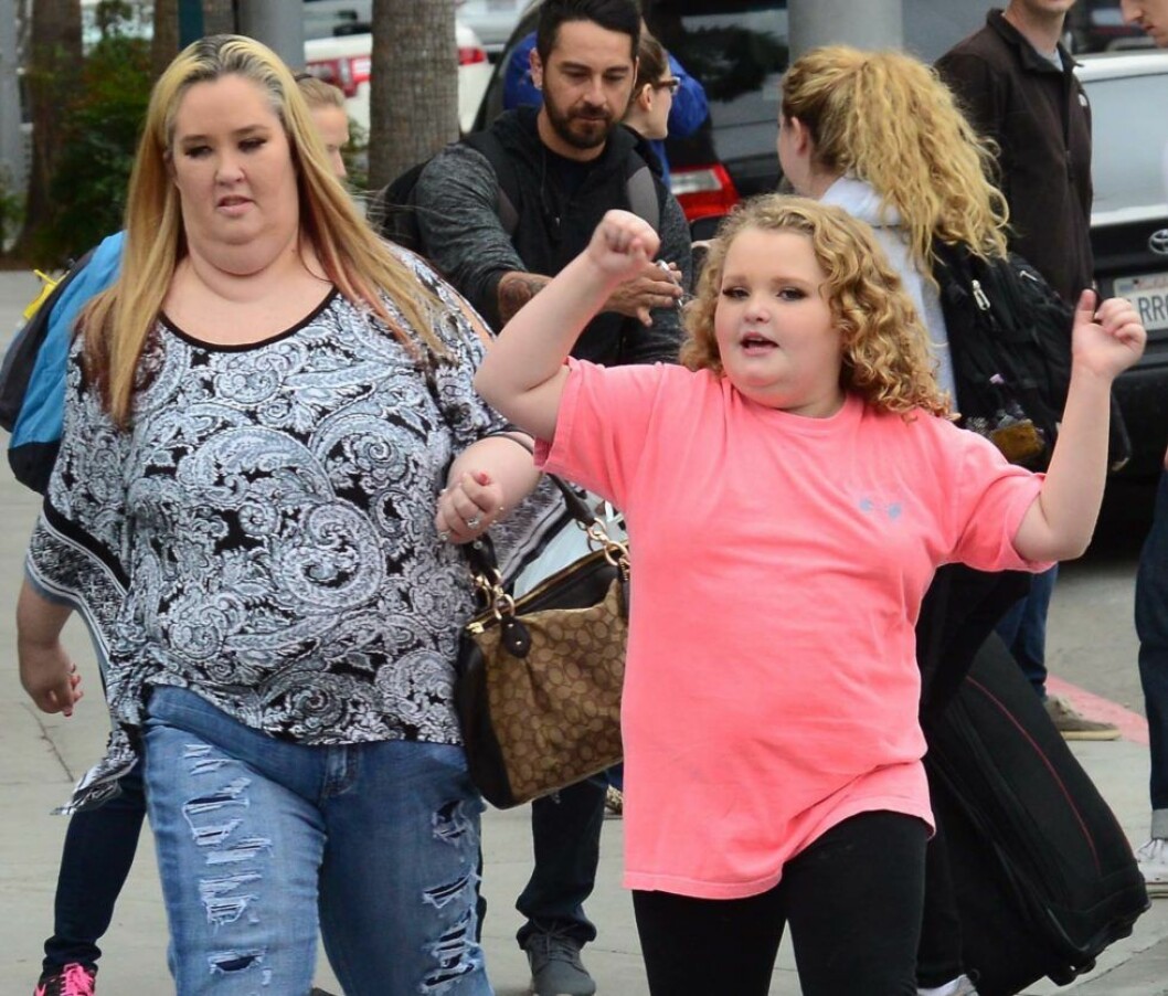 “Mama June” och dottern Honey Boo Boo innan viktraset.