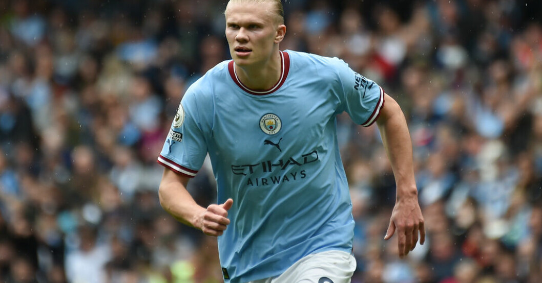 Manchester Citys Erling Braut Haaland. Arkivbild. Inzaghi: Har en plan för att stoppa Haaland
