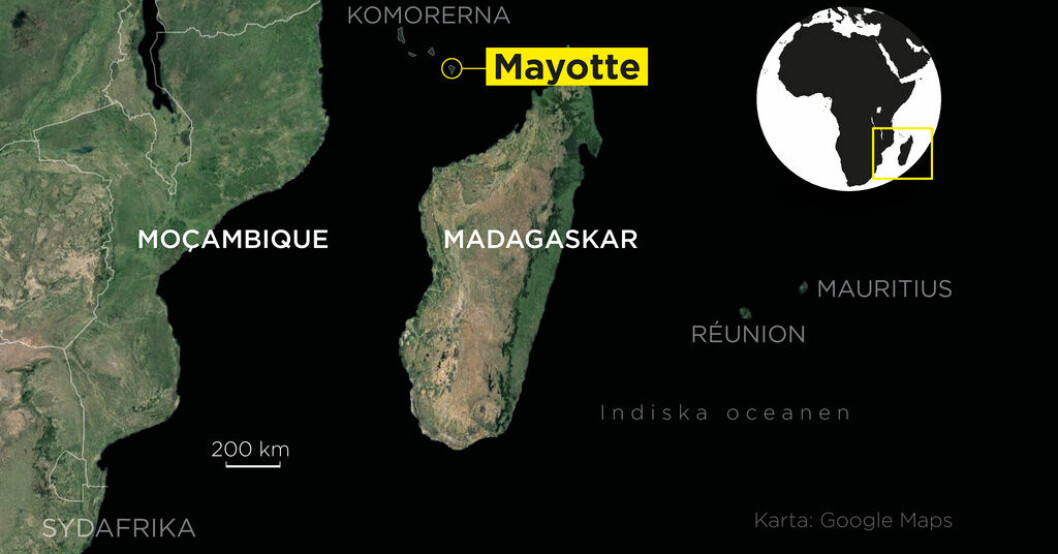 Många migranter försöker varje år söka sig till franska Mayotte. Många döda i förlisning utanför Madagaskar