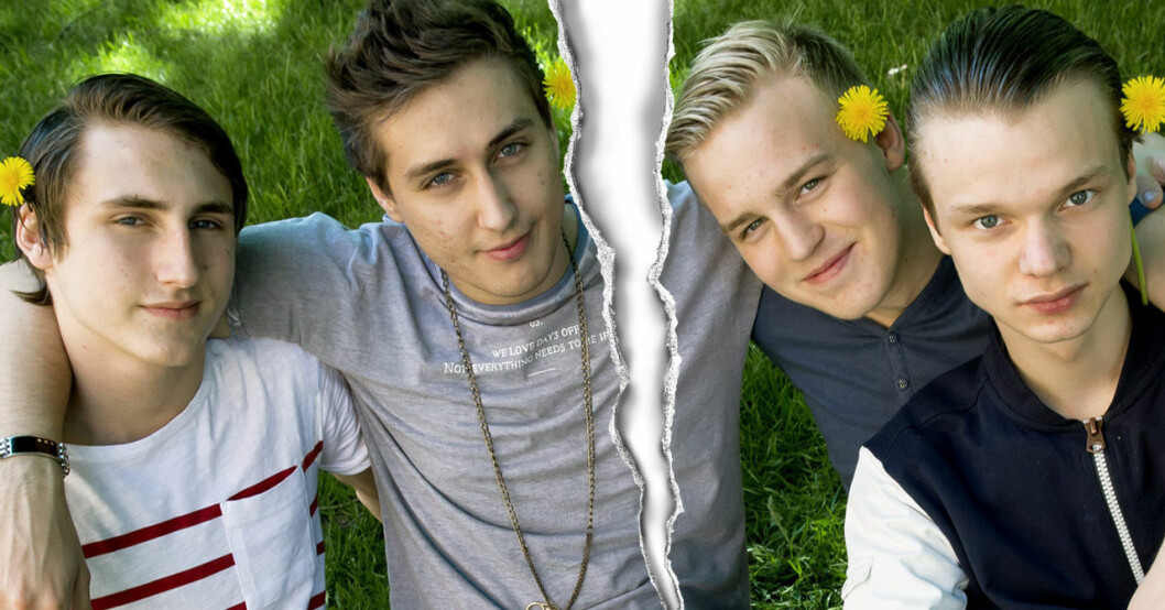 Max Christensson, Peter Balazs, Didrik Rastbäck och Max Henriksson i Mange Makers.