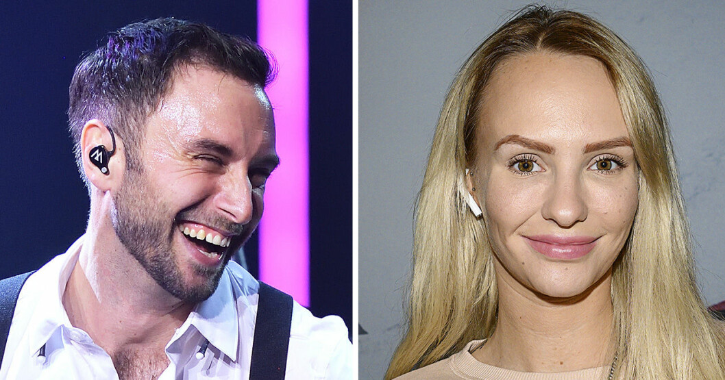 Måns och Paulina. Måns Zelmerlöw och Paulina Danielsson.