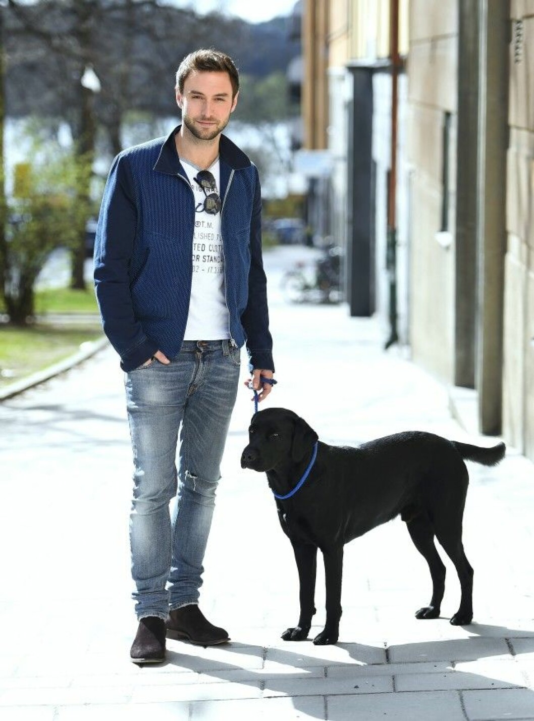 Måns Zelmerlöw älskar att vara med sin kompis Messi.