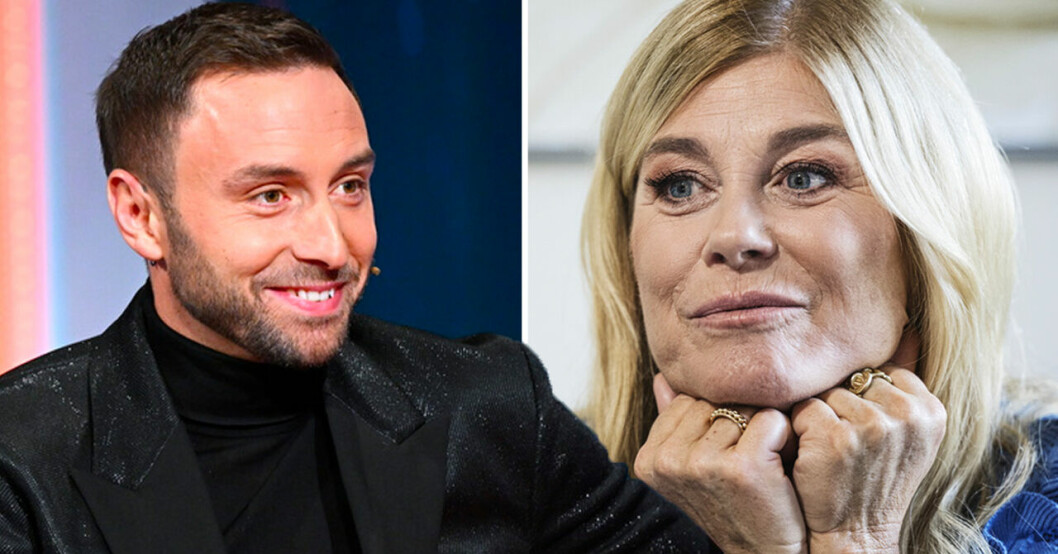 Måns Zelmerlöw och Pernilla Wahlgren