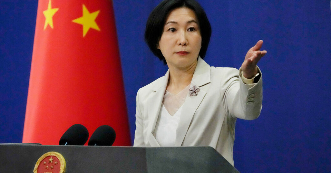 Mao Ning, talesperson för Kinas utrikesdepartement, under måndagen. Kina hävdar respekt för tidigare Sovjetstater