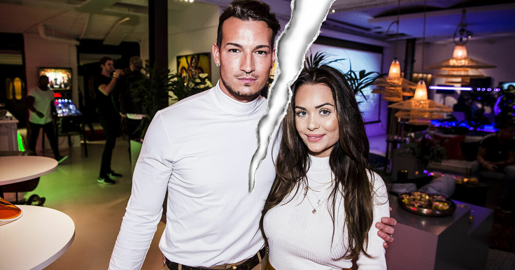 Marcelo Peña och Nina Glimsell är inte lägre ett par. Marcelo Peña och Nina Glimsell från Paradise hotel var ett par.