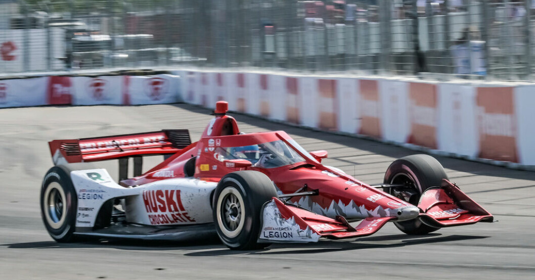 Marcus Ericsson i samband med en tävling i Texas tidigare i år. Arkivbild. Slagläge för Marcus Ericsson