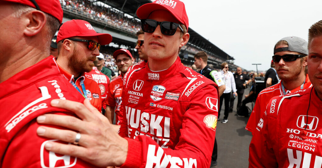 Marcus Ericsson. Indycar: Svenskarna i krock – Ericsson sist