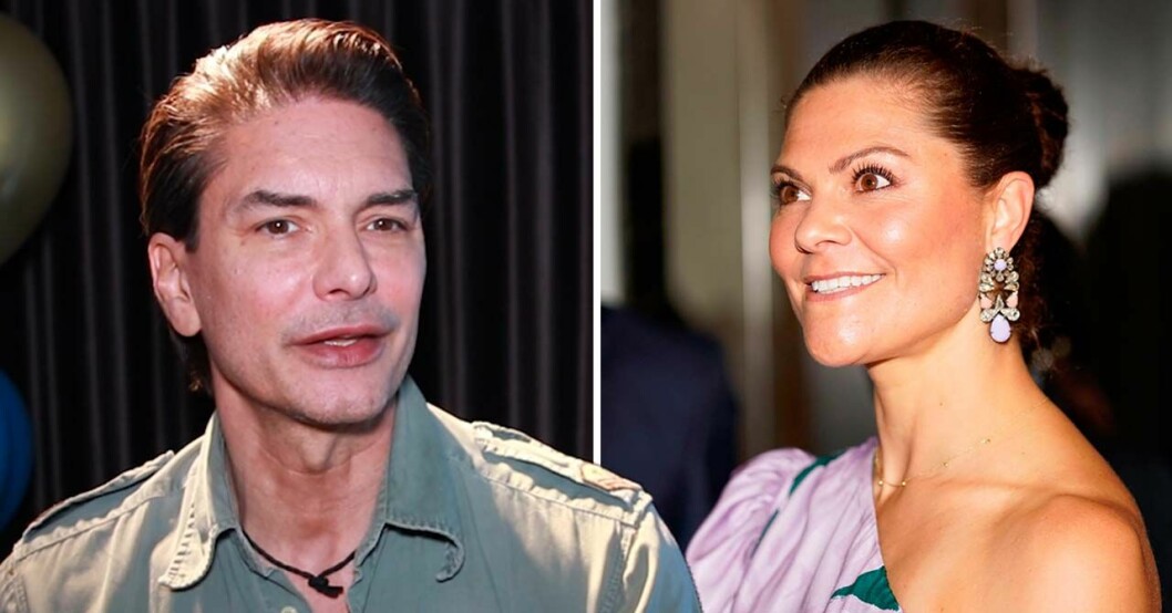 Marcus Schenkenberg och kronprinsessan Victoria