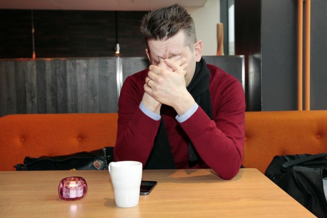 Marcus Birro är rädd efter hatattacken. Foto: Malin Bondeson Marcus Birro är rädd efter hatattacken. Foto: Malin Bondeson