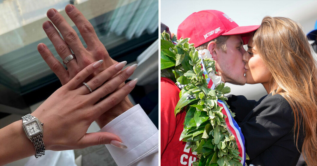 Marcus Ericsson och flickvännen Iris Tritsaris Jondahl har förlovat sig.