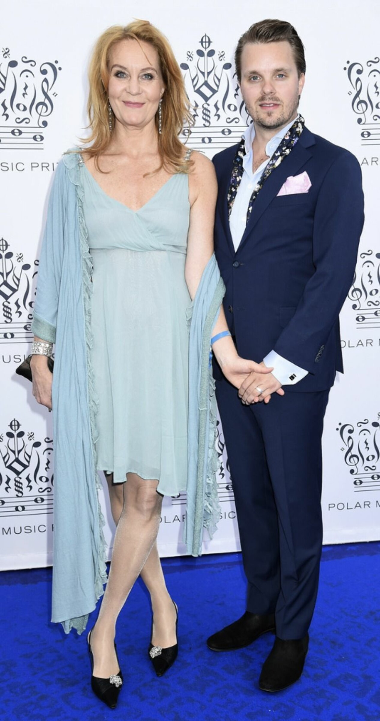 Maria Lundqvist och kärleken Kristoffer Hellström på röda mattan. Maria Lundqvist och pojkvännen Kristoffer Hellström