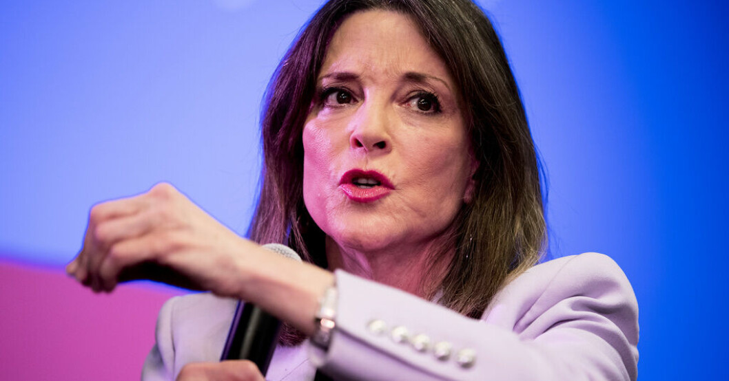 Marianne Williamson vill bli Demokraternas presidentkandidat nästa år. Arkivbild. Bidens första utmanare har anmält sig