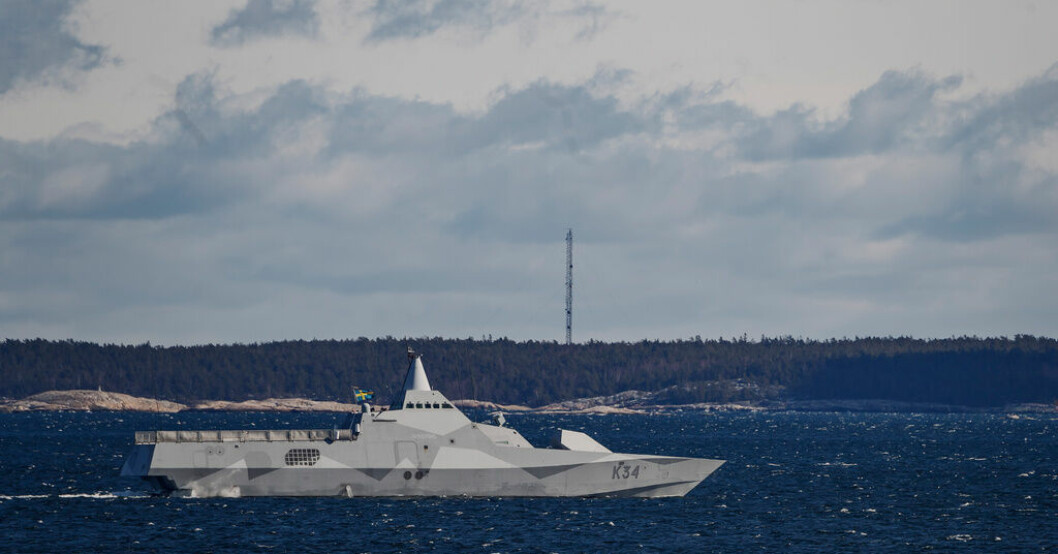 Marinens nya ytstridsfartyg väntas vara större än den redan befintliga Visbykorvetten som visas i bilden. Arkivbild. Kungen har godkänt namn på marinens nya fartyg