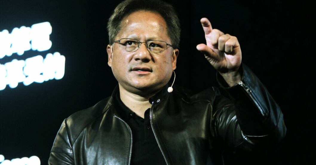 Marknaden värderade tillfälligt halvledarjätten Nvidia, med medgrundaren och vd:n Jen-Hsun Huangs, till över 1|000 miljarder dollar. Arkivbild Nvidia värt 1 000 miljarder – ett tag