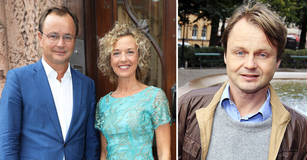 <strong>Mårten Palme med hustrun Johanna Adami, samt Mattias Palme.</strong> Mårten Palme med hustrun Johanna Adami, samt Mattias Palme.