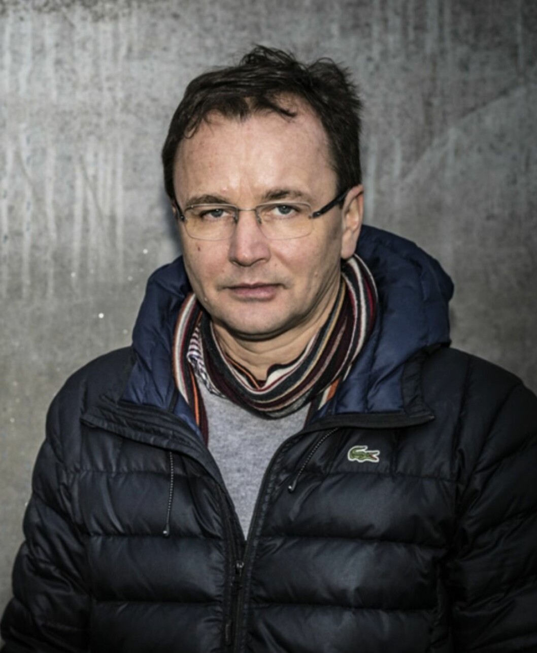 FOTO: Magnus Hallgren/DN/TT Mårten Palme vid grå vägg