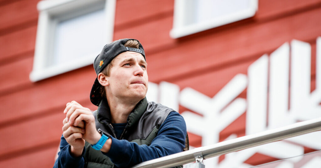 Martin Ponsiluoma vid skidstadion i Östersund, hemmaplan för de svenska skidskyttarna vid veckans tävlingar. Arkivbild. Hemmaplan ska lyfta stjärnorna i Östersund