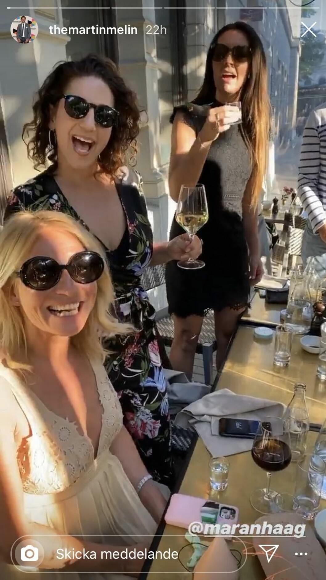 FOTO: Instagram Martina Haag firar sin födelsedag