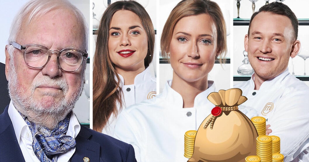 Leif Mannerström, Sofia Henriksson, Catarina König och Gabriel Jonsson i Decenniets mästerkock.