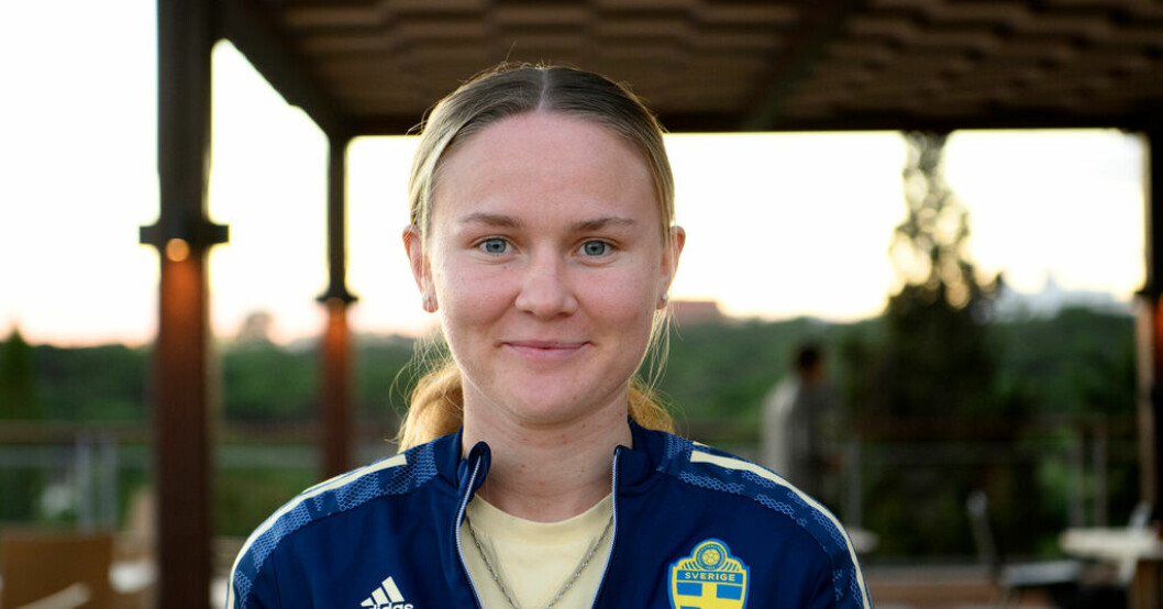 Matilda Vinberg får chansen från start mot Norge. Arkivbild. Vinberg från start mot Norge