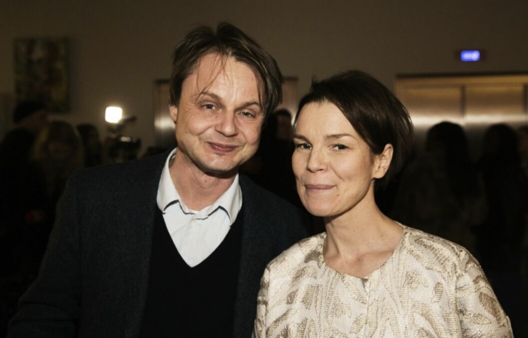FOTO: Andreas Hillergren/TT Mattias Palme och frun