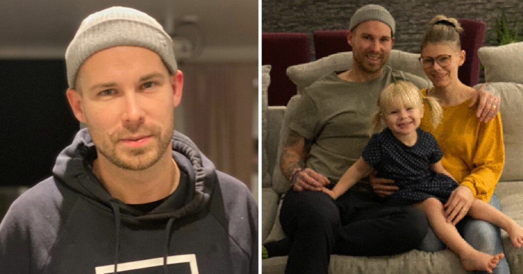 Mattias Jonasson är numera ihop med Lina Lundgren och de har dottern Svea-Li. <strong>Foto: Privat.</strong> Mattias Jonasson från Ensam mamma söker med familjen 2019.