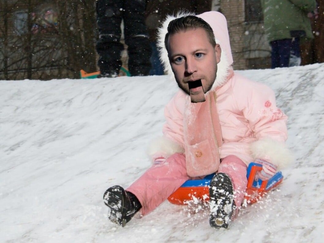 Bilden är ett montage winter games