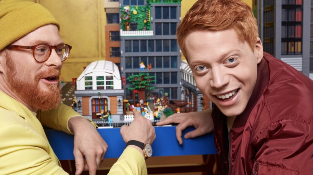 Magnus Göransson och Mauri Hermundsson i LEGO Masters Sverige 2020. FOTO: TV4 Magnus Göransson och Mauri Hermundsson