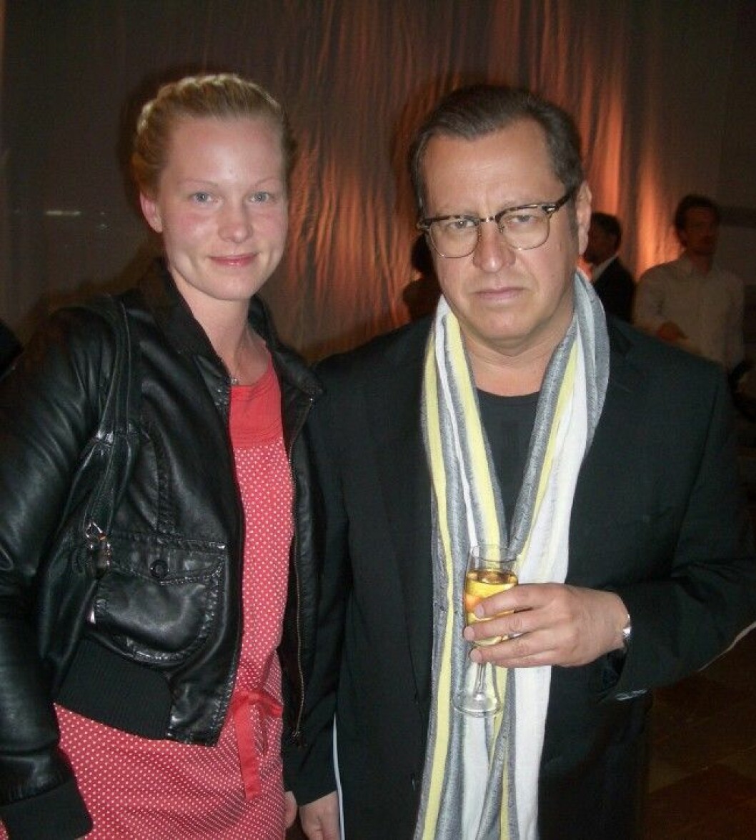 Mauro Scocco på en sällsynt bild med sambon Annelie Lange. Foto: IBL Mauro Scocco på en sällsynt bild med sambon Annelie Lange. Foto: IBL