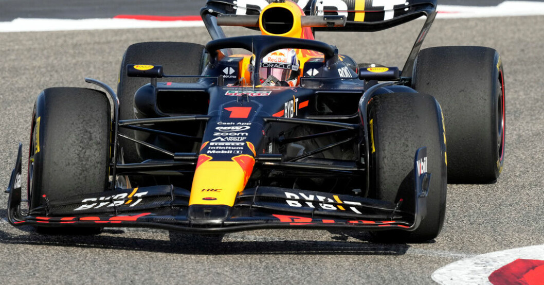 Max Verstappen var klart snabbast på testvarven i Bahrain. Verstappen överlägsen i säsongsstarten