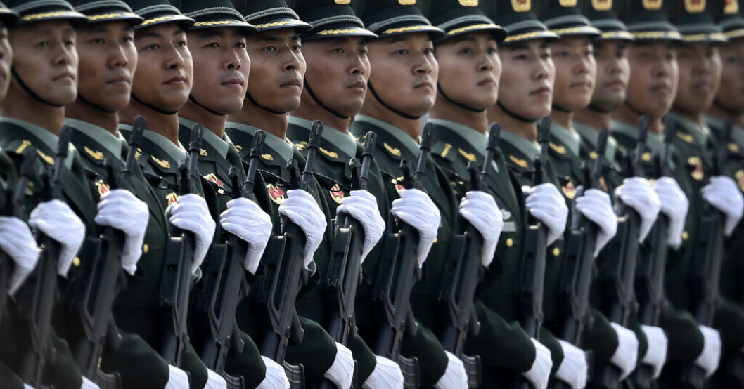 Med två miljoner soldater i Folkets befrielsearmé har landet redan världens största stående armé och världens största flotta. Arkivbild. Kina rustar militärt – för att "ta över" Taiwan?