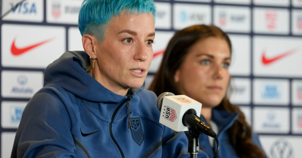 Megan Rapinoe förbereder sig för sitt fjärde VM. Arkivbild. Rapinoe avslutar karriären: "Otroligt speciellt"