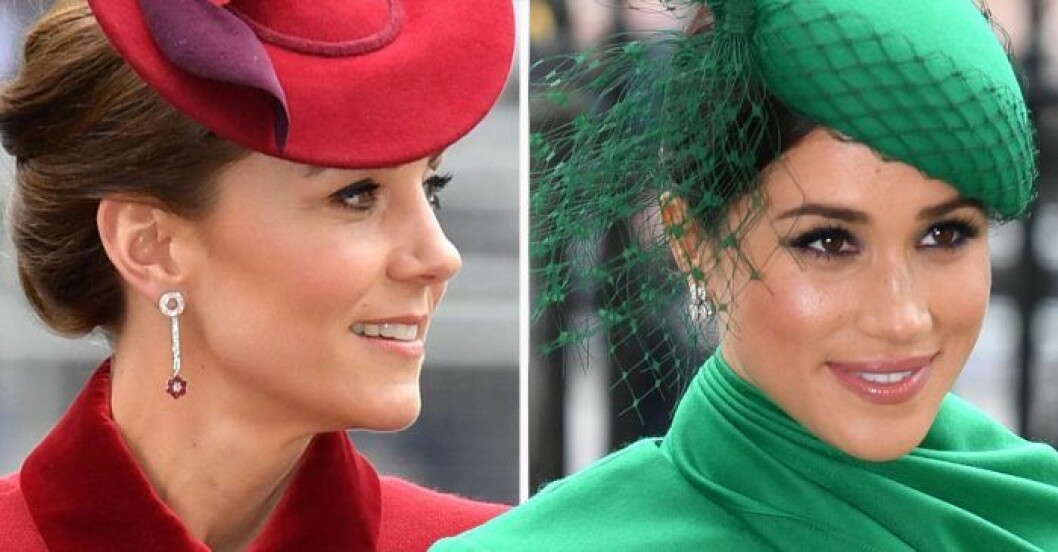 Färg-duellen. Meghans sista uppdrag, träffar Kate vid Commonwealth Service i Westminster Abbey.