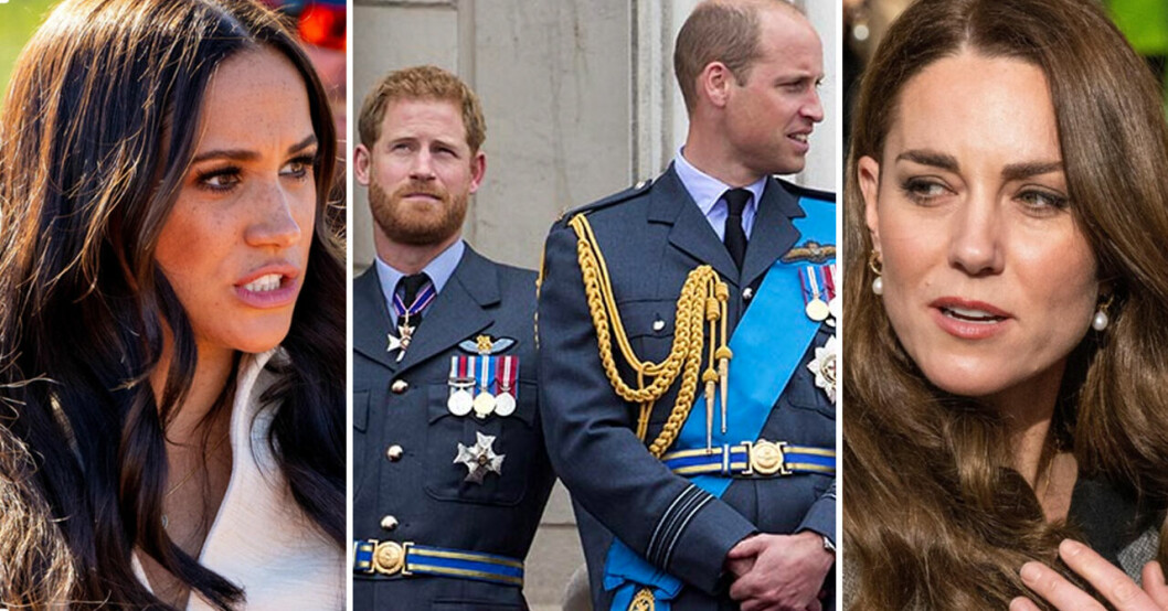 Prins Harry, prins William, Meghan och Kate