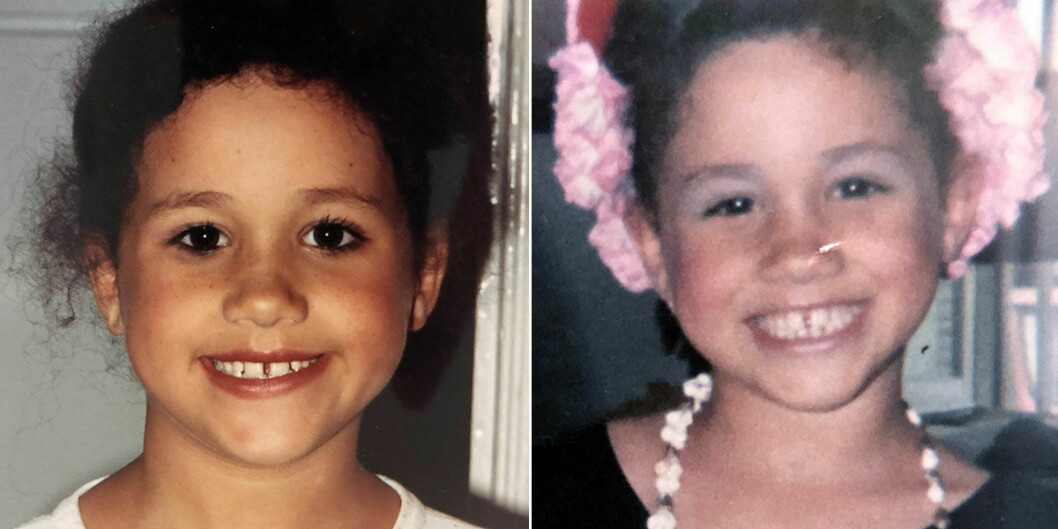 Meghan Markle som femåring.