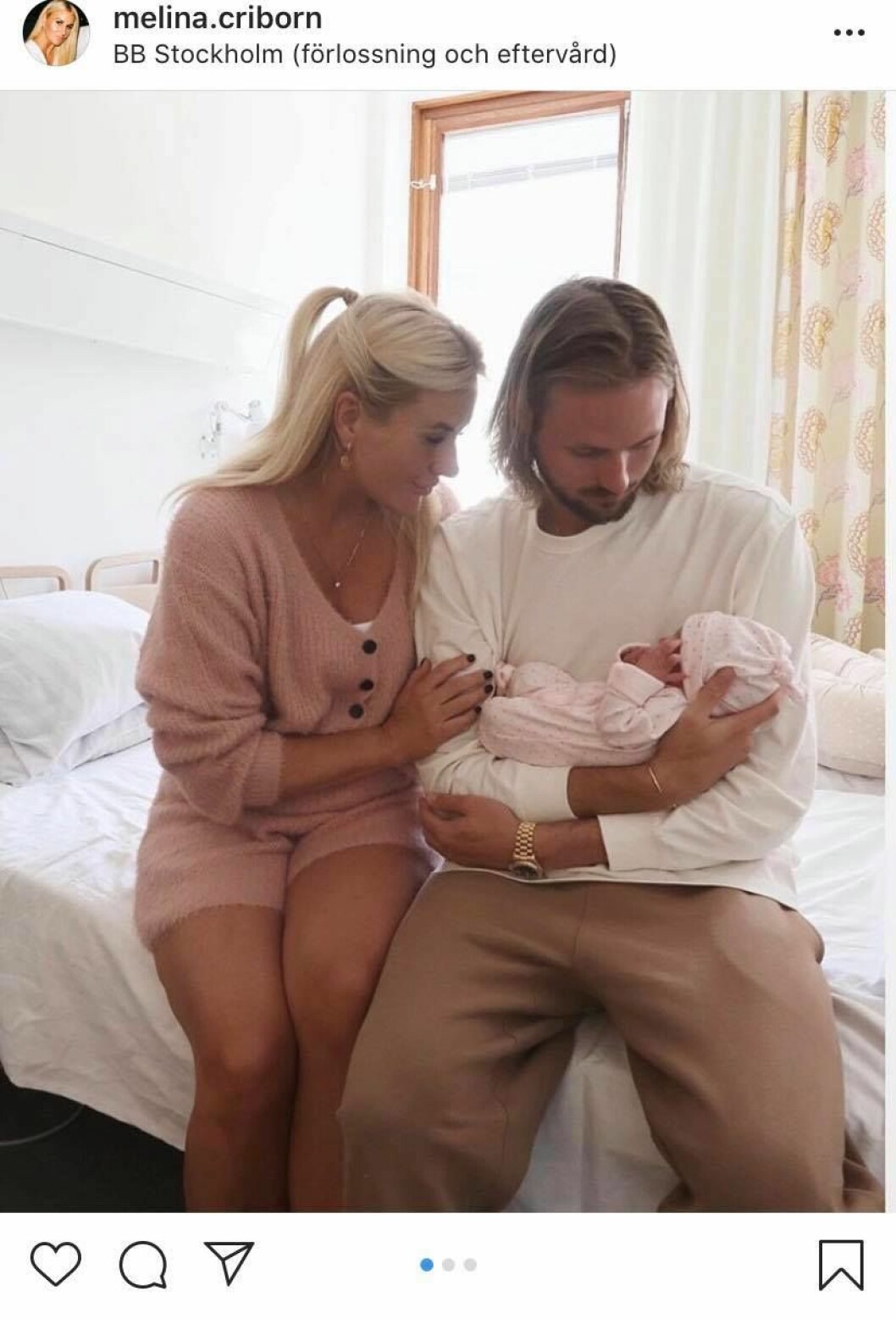 FOTO: Instagram Melina criborn mamma