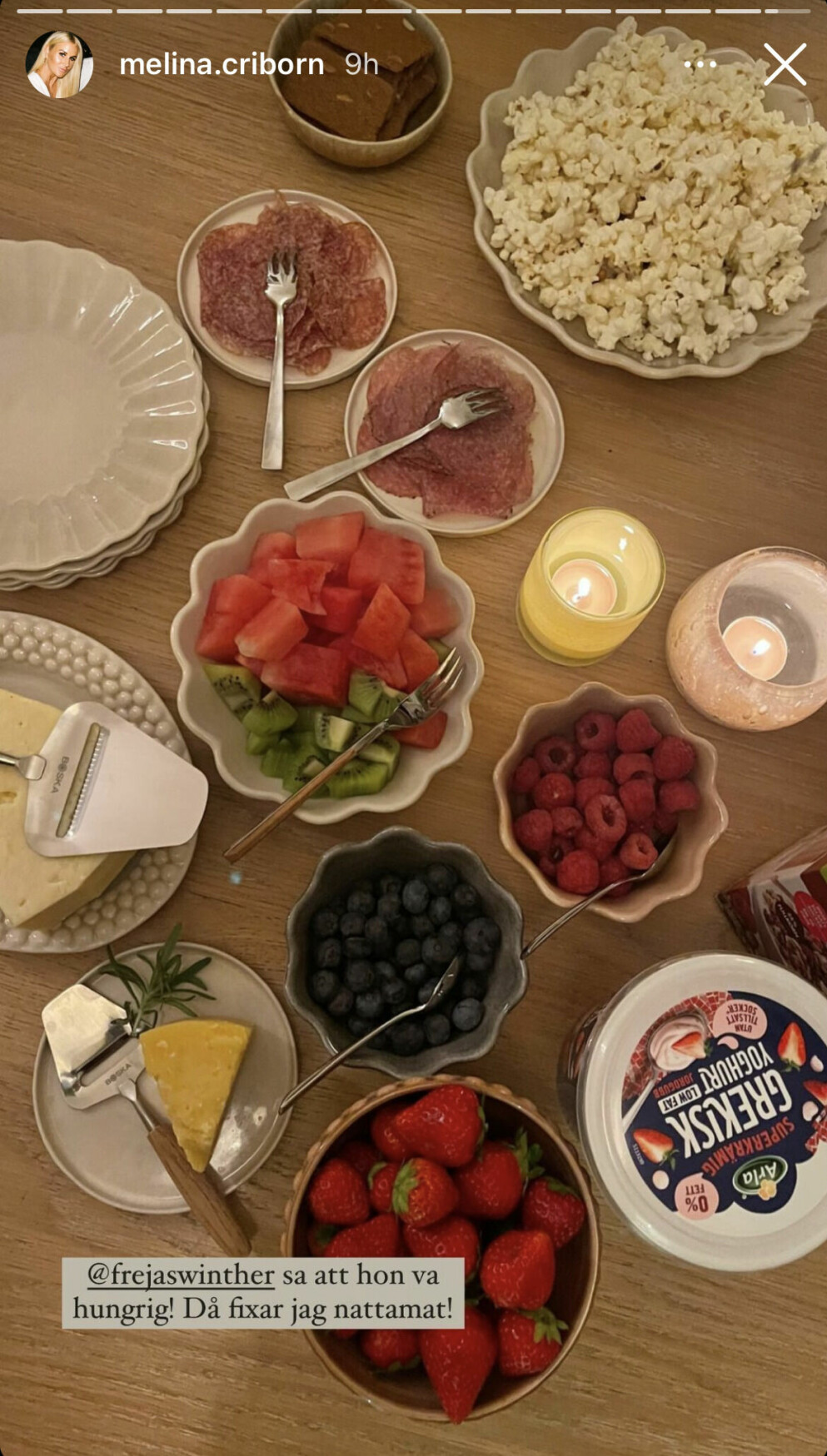 Melina Criborn är definitivt ett stort fan av Benjamin Ingrossos påstådda flamma. Melina Criborn är definitivt ett stort fan av Benjamin Ingrossos påstådda flamma.