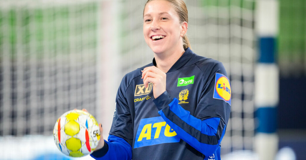 Melissa Petrén väntar barn. Arkivbild. Handbollslandslagets Petrén väntar tvillingar
