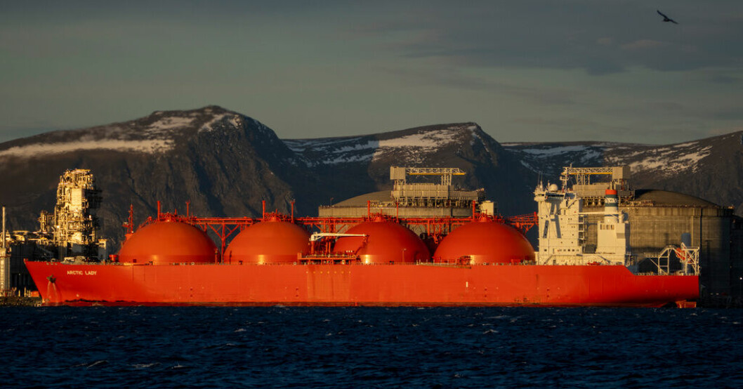 Melkøya utanför Hammerfest där norska Equinor har en anläggning för gasproduktion. Arkivbild. Rekord för norska olje- och gasinkomster