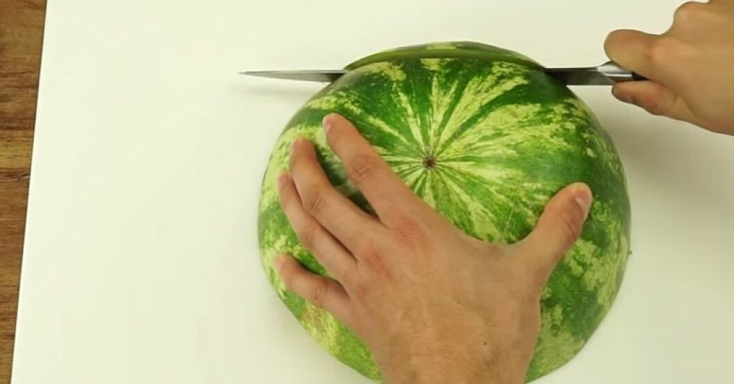 Du har delat vattenmelon fel i hela ditt liv – det här knepet är oslagbart