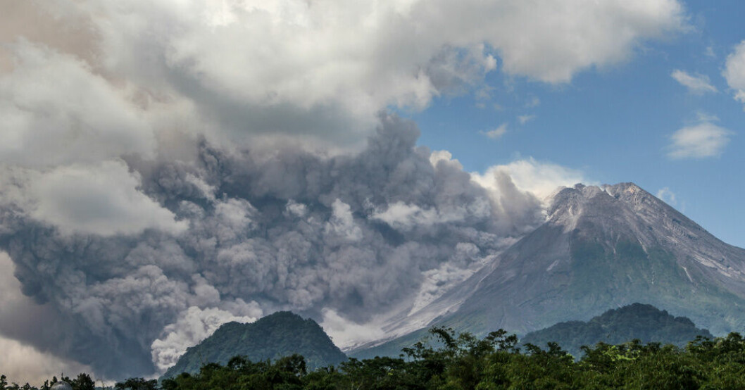 Merapi på Java i Indonesien är en av världens mest aktiva vulkaner. Vulkanutbrott i Indonesien