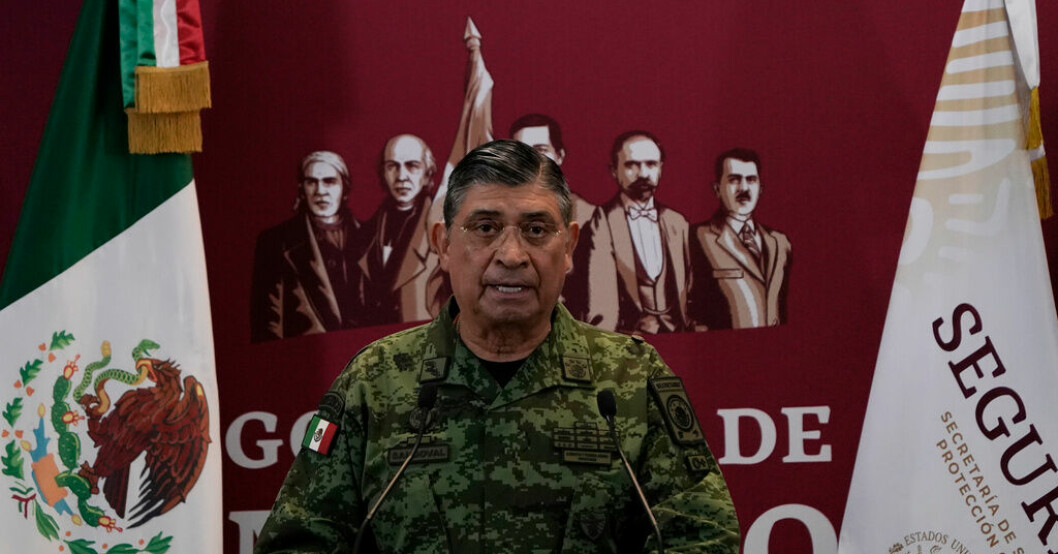 Mexikos försvarsminister Luis Cresencio Sandoval. Arkivbild Kidnappade migranter i Mexiko fritagna