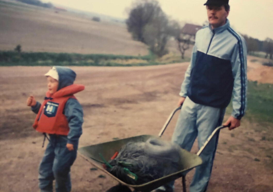 Robinson-Michael som barn med pappa Börje. <strong>Foto: Privat.</strong> Robinson-Michael Björklund som barn med sin pappa Börje.