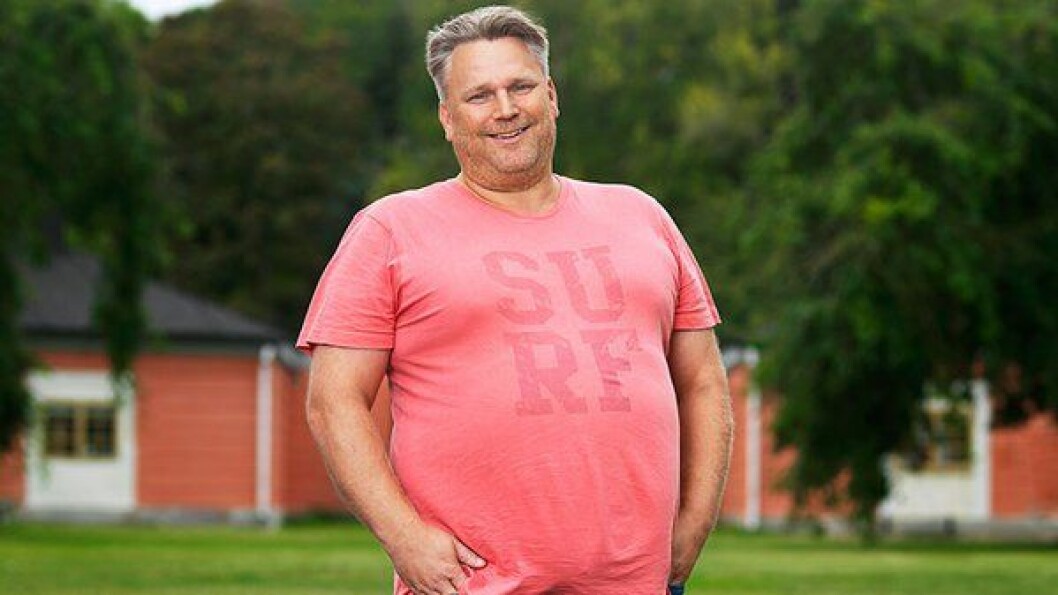 Michael Fridebäck innan han var med i Biggest loser 2017. Michael Fridebäck Biggest loser 2017