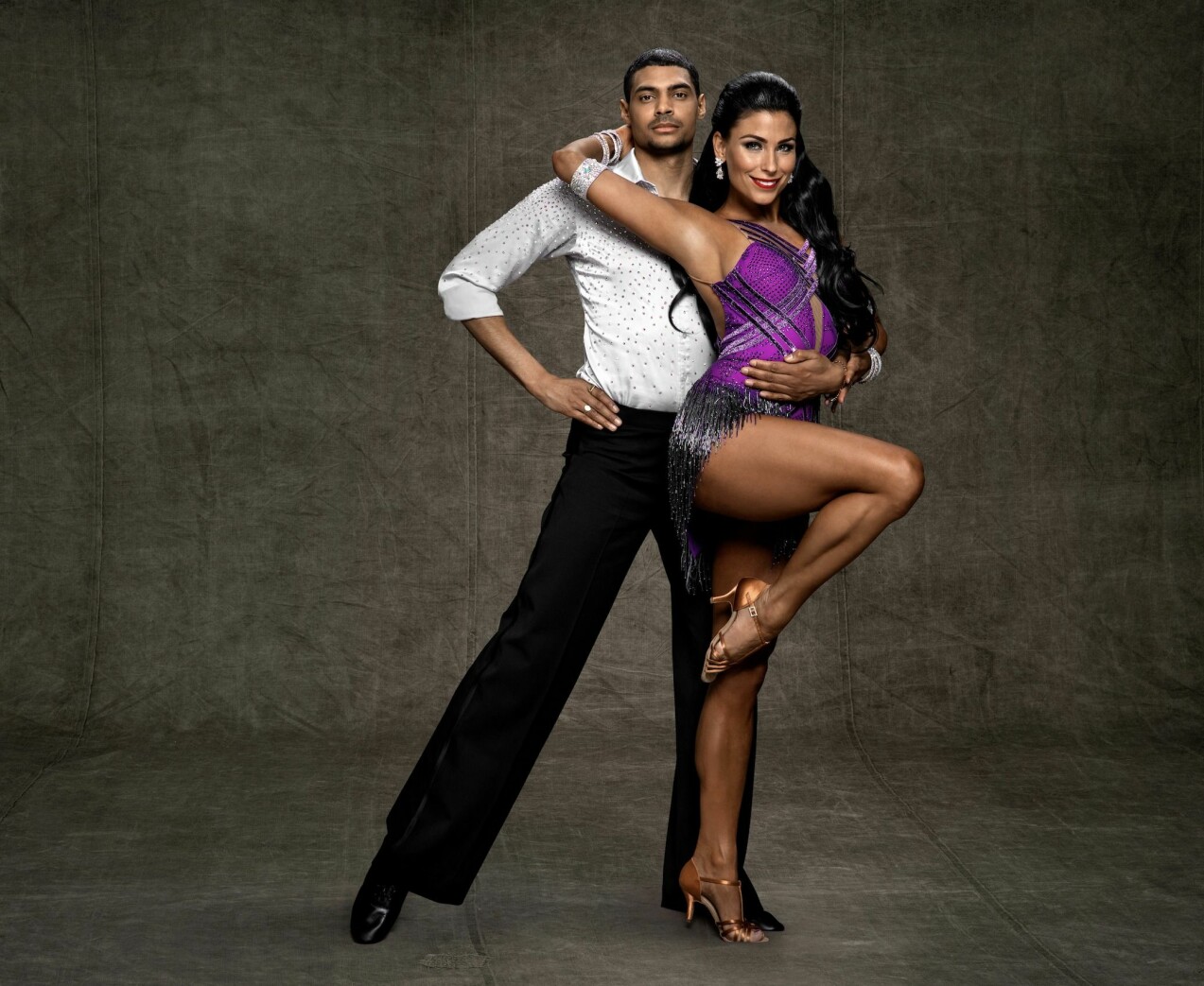 Michel Tornéus och Jasmine Takács. Pressbild på Michel Tornéus och proffsdansaren Jasmine Takács inför Let's dance 2021